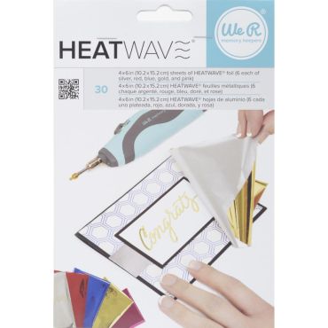 HEATWAVE FOIL SHEETS 4X6 30/PKG - MULTICOLOR
