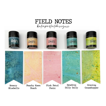 Lindy's Gang - Field Notes by Katie Pertiet - Shimmer Shaker, lot de 5