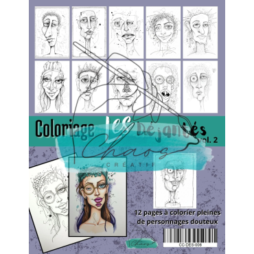 Le Chaos Créatif - Album à colorier - Les déjantés vol. 2