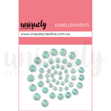 UNIQUELY Mint Rhinestones