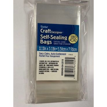 DARICE SELF-SEALING BAGS 2.125X3.125