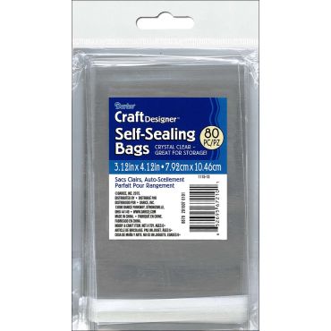 DARICE SACS CLAIRS AUTO-SCELLEMENT 3.12 X 4.12