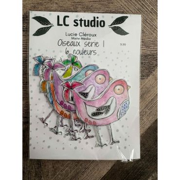 LC Studio - Oiseaux, Série 1 (6 couleurs)