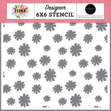 CARTA BELLA BLOOMS 6X6 STENCIL