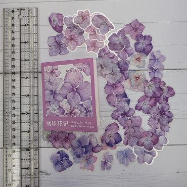 BLOOMING FLOWERS - MAUVE