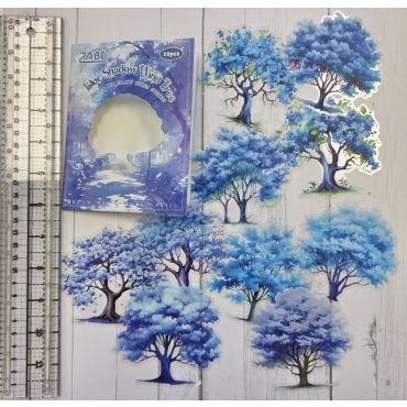 BLUE SHADOW WIND TREE