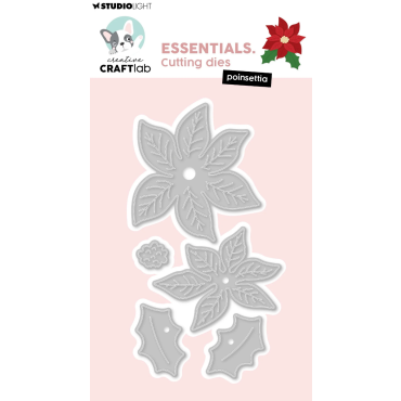 CCL Matrices de coupe Poinsettia Essentials, 5 Pièces