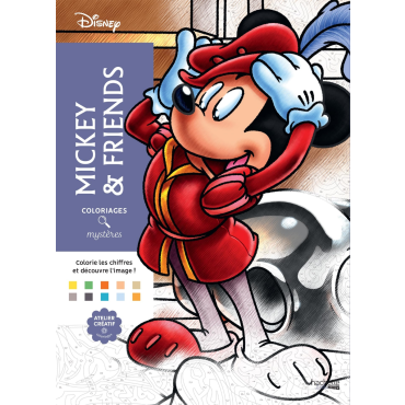 Coloriages mystères Disney - Mickey and friends