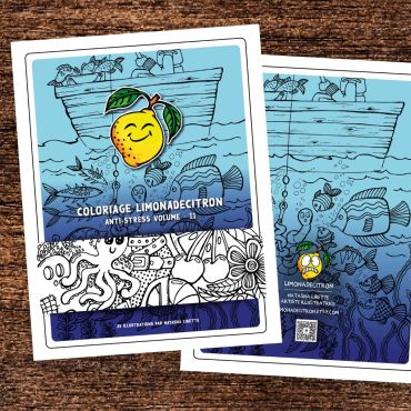 LimonadeCitron - VOLUME-11 Coloriage anti-stress par Natasha Lirette