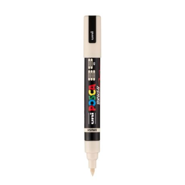 POSCA 5BR CRAYON BLANC ACRYLIQUE Brush Tip (1-4mm)