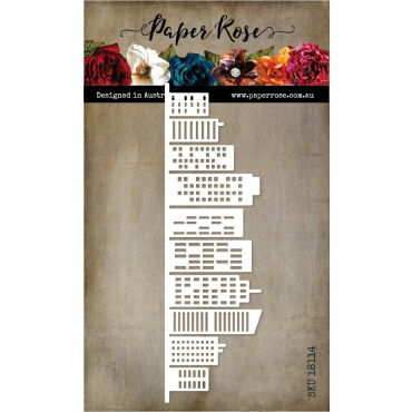 Paper Rose Matrices de coupe - Cityscape Border 18114