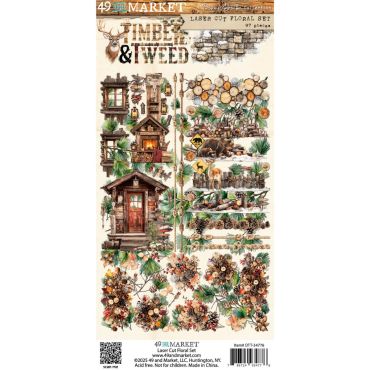 49 And Market - Timber And Tweed - Laser Cut Outs Floral