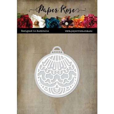 Paper Rose Layering Ornate Bauble 1 Metal Cutting Die - 30240