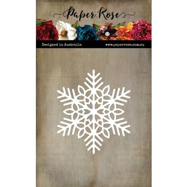 Paper Rose Christmas Snowflake 1 Metal Cutting Die - 32430