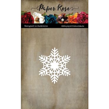 Paper Rose Christmas Snowflake 3 Metal Cutting Die 32436