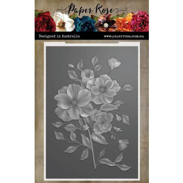 PAPER ROSE DOSSIER DE GAUFRAGE 3D BEAUTIFUL BOUQUET - 32949