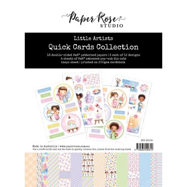 PAPER ROSE LITTLE ARTISTS QUICK CARD COLLECTION - 35005