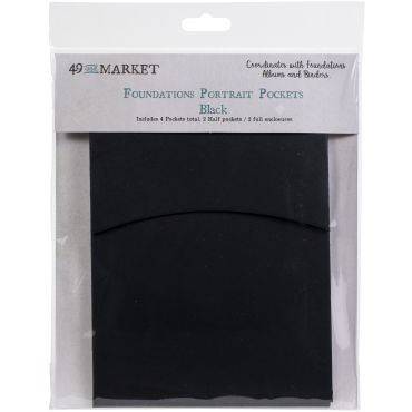 49 & MARKET FOUNDATIONS PORTRAIT POCKETS NOIR