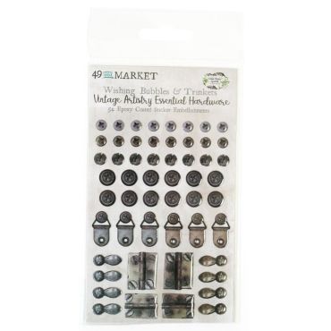 49 & MARKET VINTAGE ARTISTRY ESSENTIALS HARDWARE BUBBLES & TRINKETS