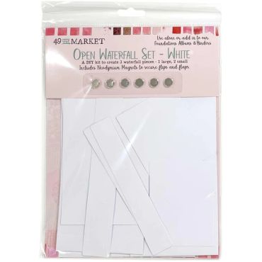 49 &MARKET OPEN WATERFALL SET - WHITE