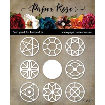 PAPER ROSE GEO INCHIES CIRCLES MATRICE DE COUPE