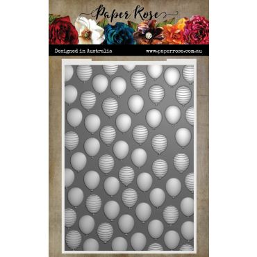 PAPER ROSE PLIOIR DE GAUFRAGE ROSE BALLOONS 3D - 21483