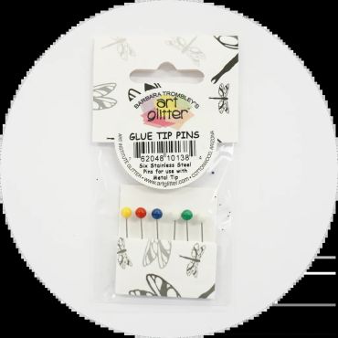 ART GLITTER GLUE TIP PINS