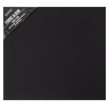 COLORBOK POST BOUND FABRIC ALBUM 12X12 NOIR