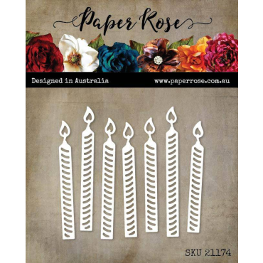 Paper Rose Matrices de coupe - Birthday Candles 21174