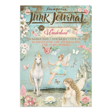 Stamperia Wonderland - Junk Journal Autocollants, Cut-Outs & Backgrounds