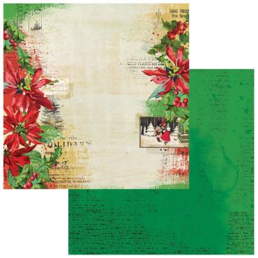 49 & MARKET CHRISTMAS SPECTACULAR PAPIER RECTO-VERSO SPRUCE 12X12