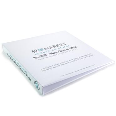 49 AND MARKET CREEZ UNE COUVERTURE D'ALBUM 12X12, BLANC