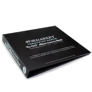 49 AND MARKET CREEZ UNE COUVERTURE D'ALBUM 12X12, NOIR