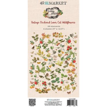 49&MARKET LASER CUT OUTS VINTAGE ORCHARD WILDFLOWERS