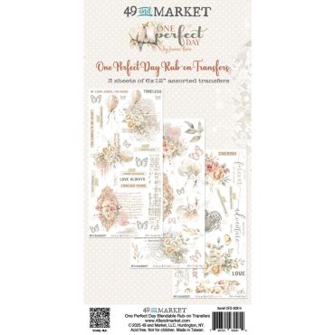 49 And Market - One Perfect Day - Rub-On Transfer Set 6X12