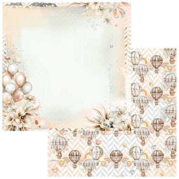 49 and Market - Little Dreamer Double-Sided Cardstock 12X12 - Cloud Nine