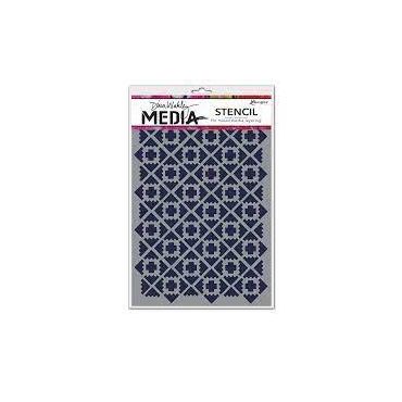 DINA WAKLEY ALMOST IKAT 6X9 STENIL