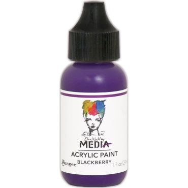 DINA WAKLEY MEDIA ACRYLIC PAINT BLACKBERRY