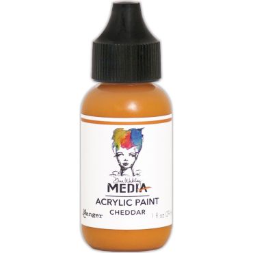DINA WAKLEY MEDIA ACRYLIC PAINT CHEDDAR