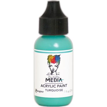 DINA WAKLEY MEDIA ACRYLIC PAINT TURQUOISE