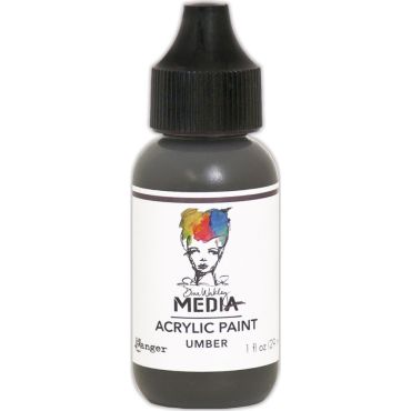 DINA WAKLEY MEDIA ACRYLIC PAINT UMBER