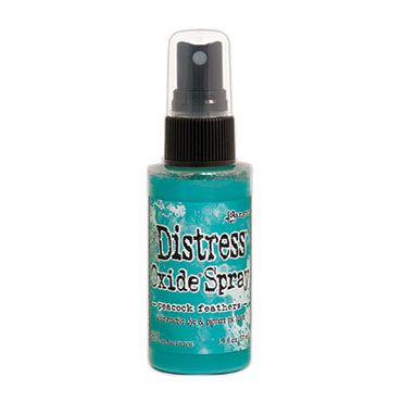 DISTRESS OXIDE SPRAY PEACOCK FEATHERS