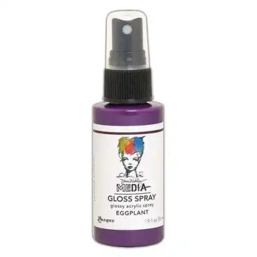 DINA WAKLEY MEDIA GLOSS SPRAY EGGPLANT