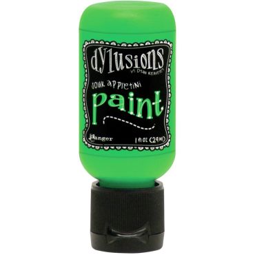 Dylusions Acrylic Paint 1oz, Sour Appletini