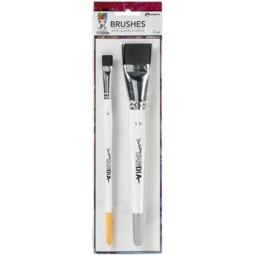DINA WAKLEY MEDIA STIFF BRISTLE BRUSH 1.5 & .5 PO