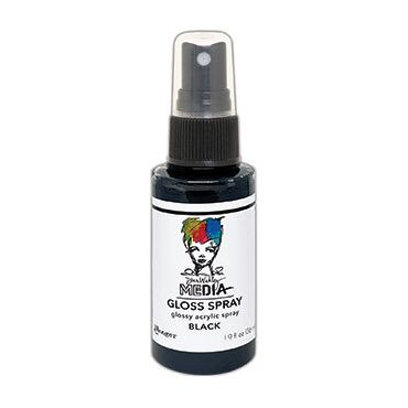 DINA WAKLEY MEDIA GLOSS SPRAY BLACK
