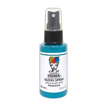 DINA WAKLEY MEDIA GLOSS SPRAY PEACOCK