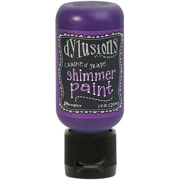 DYLUSIONS ACRYLIC PAINT SHIMMER PAINT CRUSHED GRAPE 29 ML