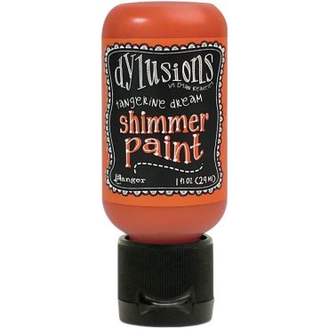 DYLUSIONS ACRYLIC PAINT SHIMMER PAINT TANGERINE DREAM 29 ML