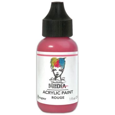 DINA WAKLEY MEDIA ACRYLIC PAINT ROUGE